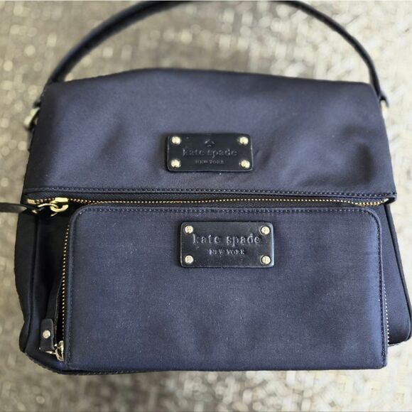 🐢 Kate Spade Blake Ave Miri Fold Over satchel bag - Picture 1 of 17